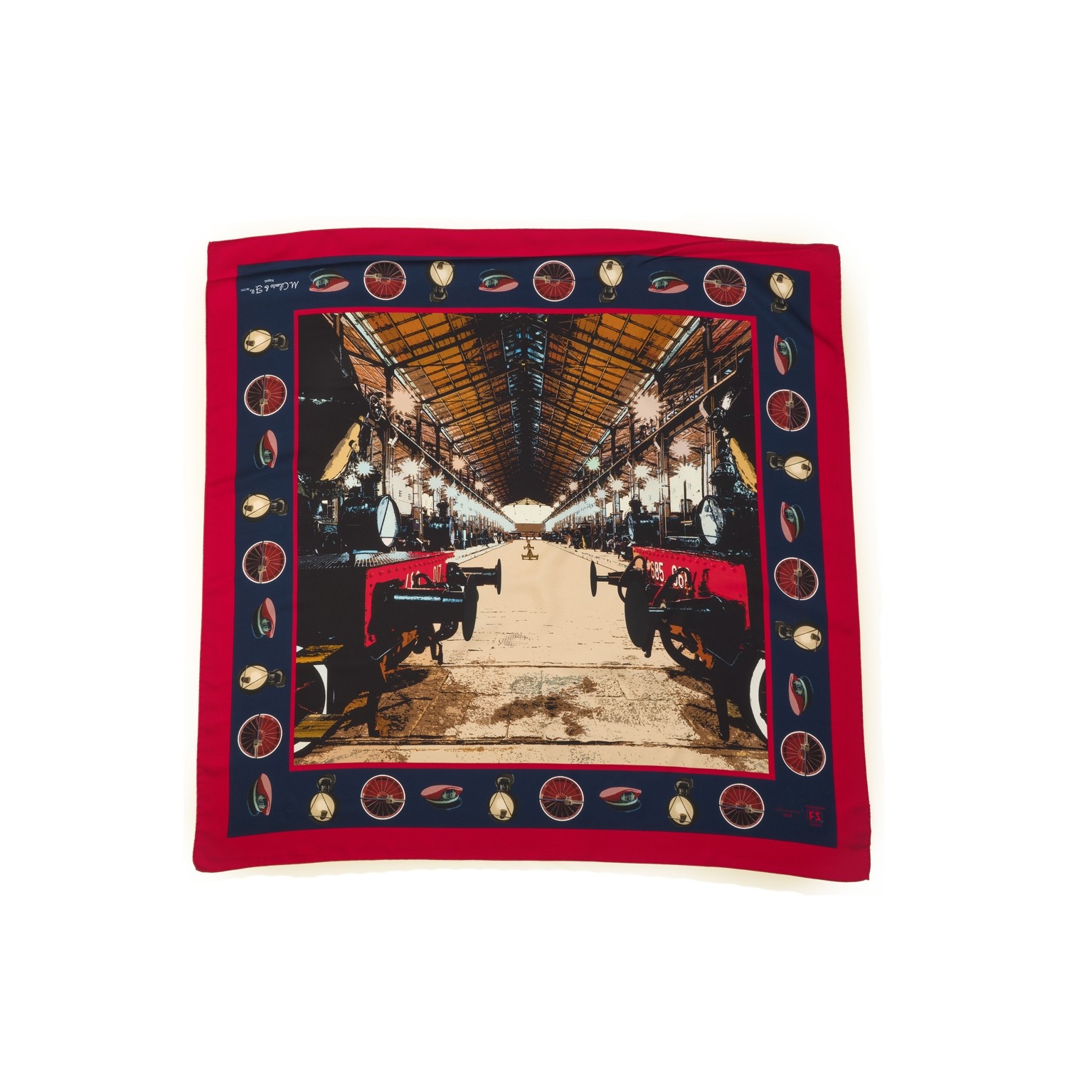 Foulard Pietrarsa 1842 by Maison Cilento