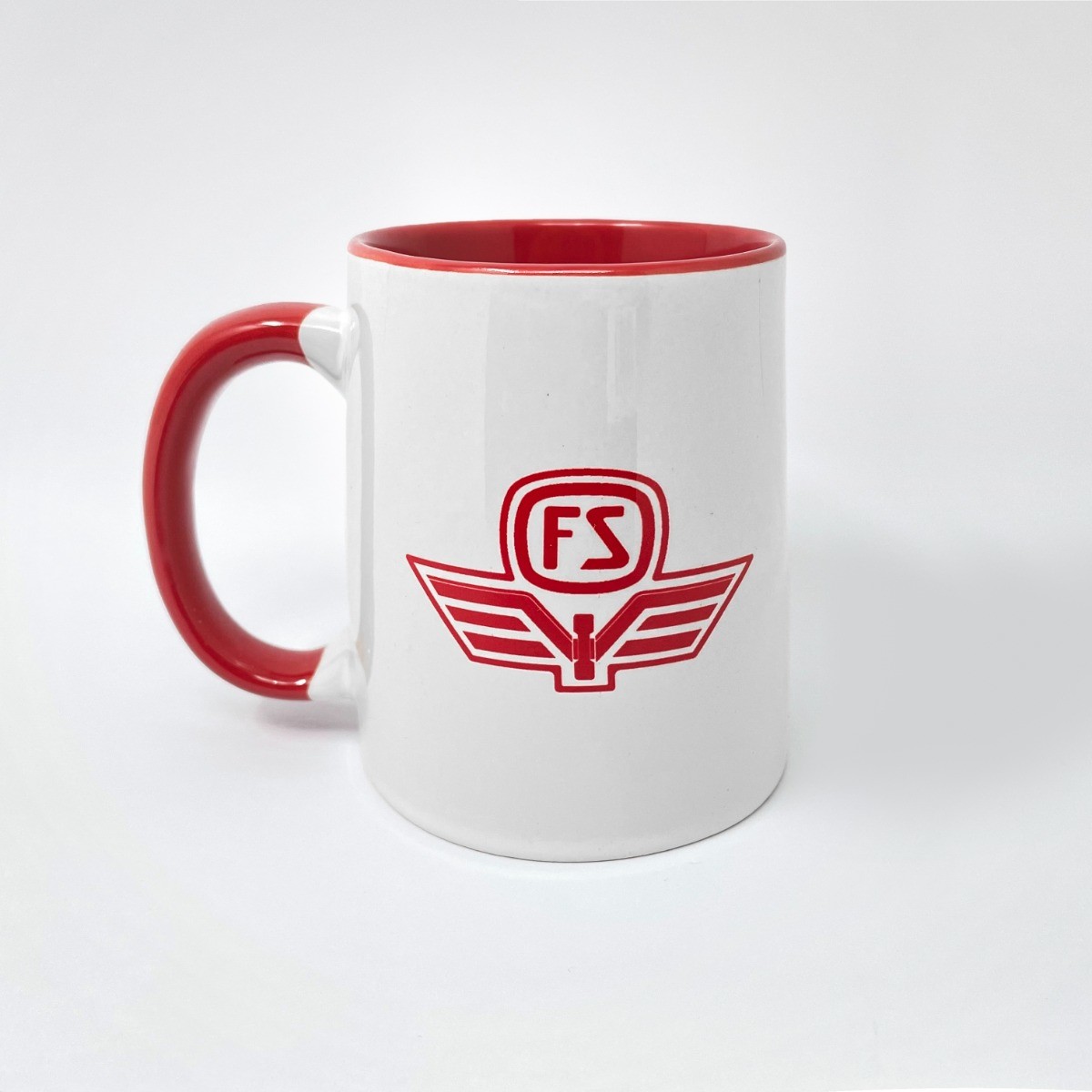 Tazza in ceramica con fregio FS "capostazione"