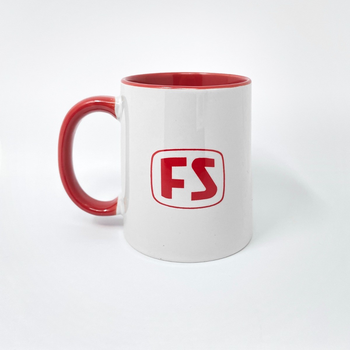 Tazza in ceramica con logo FS "a televisore"