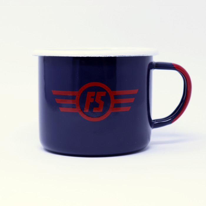 Tazza Logo Brands Notre Dame - Righe 450 Ml - Microwavable E Lavastoviglie